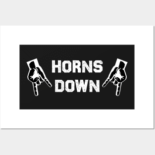 Horns Down Posters and Art